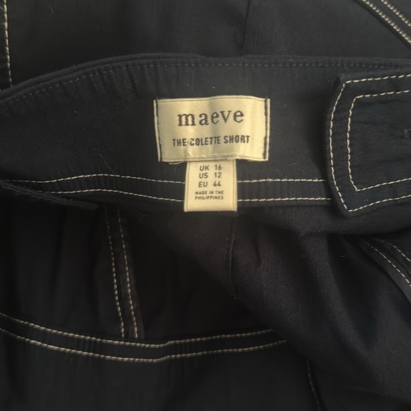 NWOT Maeve for Anthropologie Portside Navy Blue Romper size  12 - Picture 7 of 12